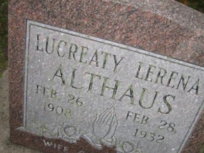 Lucreaty Lerena Althaus on Sysoon