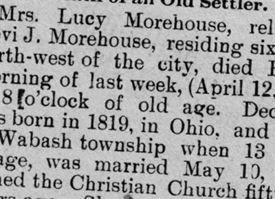 Lucy Key(Kee) Morehouse on Sysoon