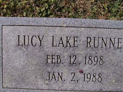 Lucy Lake Runnels on Sysoon
