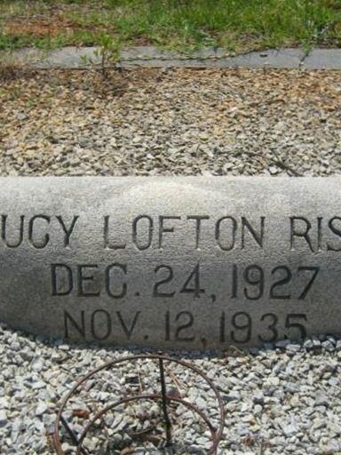 Lucy Lofton Riser on Sysoon