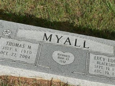 Lucy Lucile Blackshear Myall on Sysoon