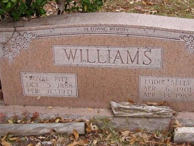 Ludie Seely Williams on Sysoon