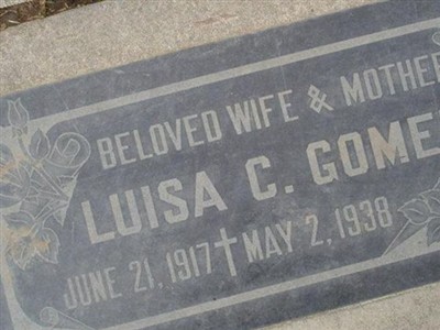 Luisa C. Gomez on Sysoon