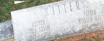 Lula Austin Witter on Sysoon