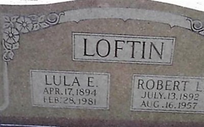 Lula E. Unknown Loftin on Sysoon