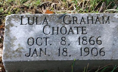 Lula Graham Choate on Sysoon