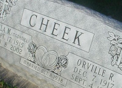 Lula M. McDaniel Cheek on Sysoon