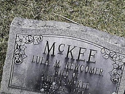 Lula M. Newcomer McKee on Sysoon