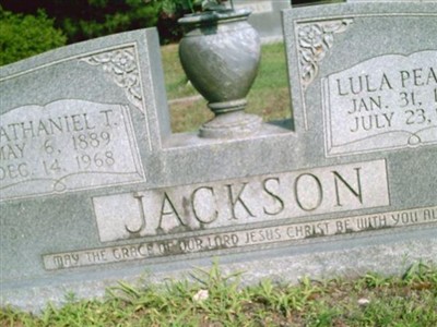Lula Pearce Jackson on Sysoon
