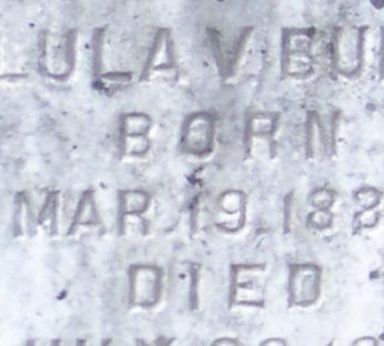 Lula V. Pollock Burt on Sysoon