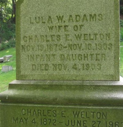 Lula W. Adams Welton on Sysoon