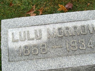 Lulu E. McNelley Morrow on Sysoon