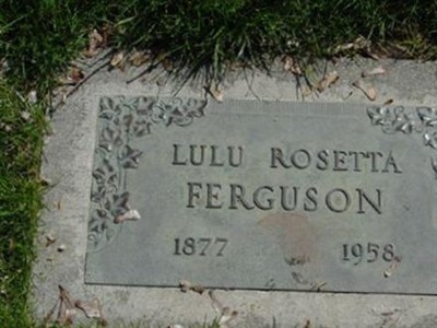 Lulu Rosetta Ferguson on Sysoon