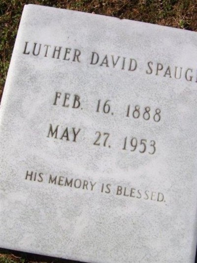 Luther David Spaugh on Sysoon