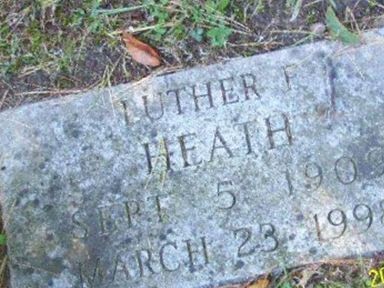 Luther F Heath on Sysoon