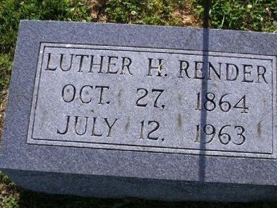 Luther H Render on Sysoon
