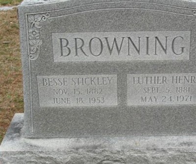 Luther Henry Browning on Sysoon