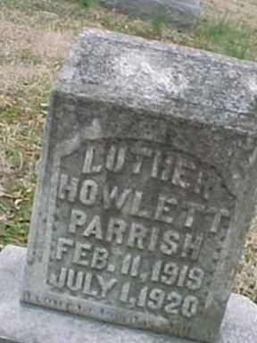 Luther Howlett Parrish on Sysoon