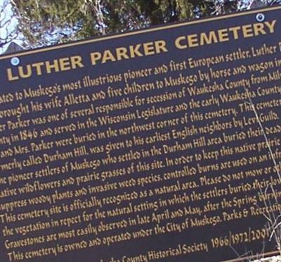 Luther Parker Cemetery on Sysoon