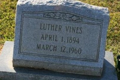 Luther Thomas Vines, Sr on Sysoon
