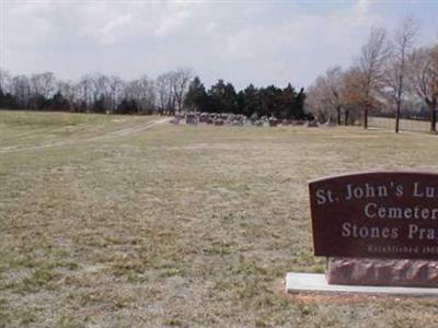 Saint Johns Lutheran Cemetery Stones Prairie on Sysoon