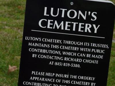 Lutons Cemetery on Sysoon