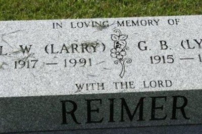 L.W. "Larry" Reimer on Sysoon