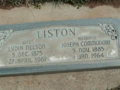 Lydia Nelson Ruff Liston on Sysoon