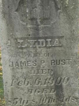 Lydia Rust on Sysoon