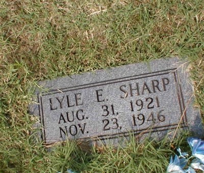 Lyle E. Sharp, Find a grave on Sysoon Lyle E. Sharp on Sysoon