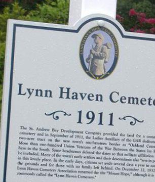 Lynn Haven Cemetery on Sysoon