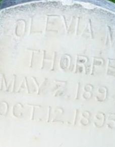 M Olevia Thorpe on Sysoon