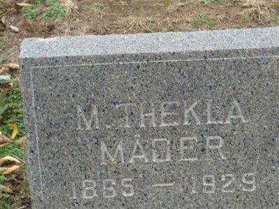 M Thekla Mader on Sysoon