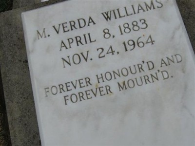 M. Verda Williams on Sysoon