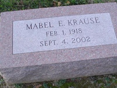 Mabel E. Krause on Sysoon
