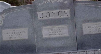 Mabel E Stockton Joyce on Sysoon