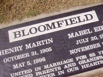 Mabel Edna Bloomfield on Sysoon