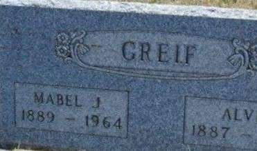 Mabel J Row Greif on Sysoon