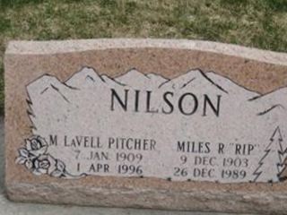 Mabel Lavell Pitcher Nilson on Sysoon