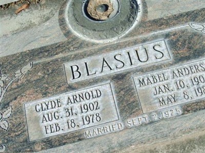 Mabel Lucile A Blasius on Sysoon