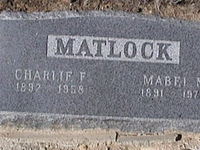 Mabel M. Cantonwine Matlock on Sysoon