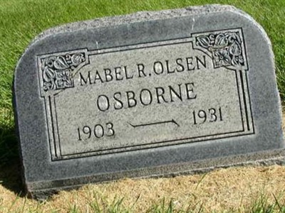 Mabel R. Olsen Osborne on Sysoon