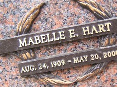 Mabelle E. Hart on Sysoon