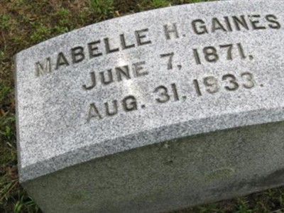 Mabelle H. Gaines on Sysoon