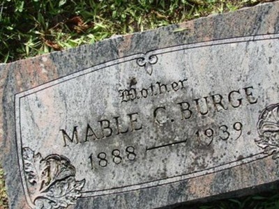 Mable C Burge on Sysoon