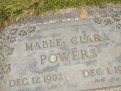 Mable Clara Powers on Sysoon