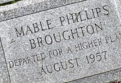 Mable Phillips Broughton on Sysoon