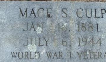 Mace S Culp on Sysoon