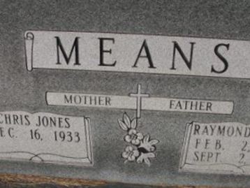 Macel Christine Jones Means on Sysoon