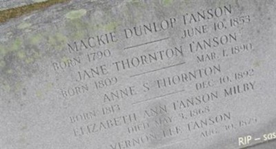 Mackie Dunlop I'Anson on Sysoon